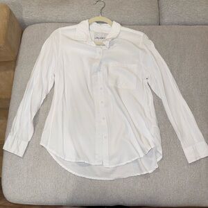 LOLA RIVER Women's White Button-Up Shirt